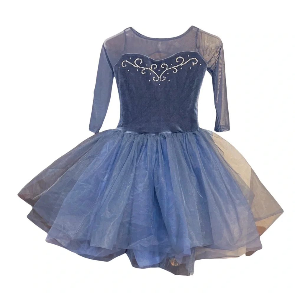 Weissman | Night Hunters Indigo Blue Ballet Tutu Costume, Size XLC LC MA